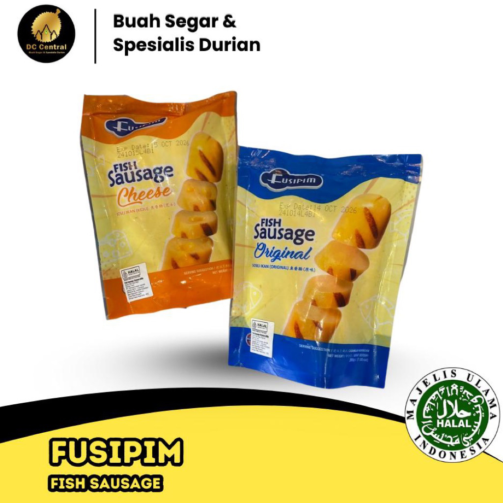 

FUSIPIM FISH SAUSAGE | ORIGINAL | CHEESE