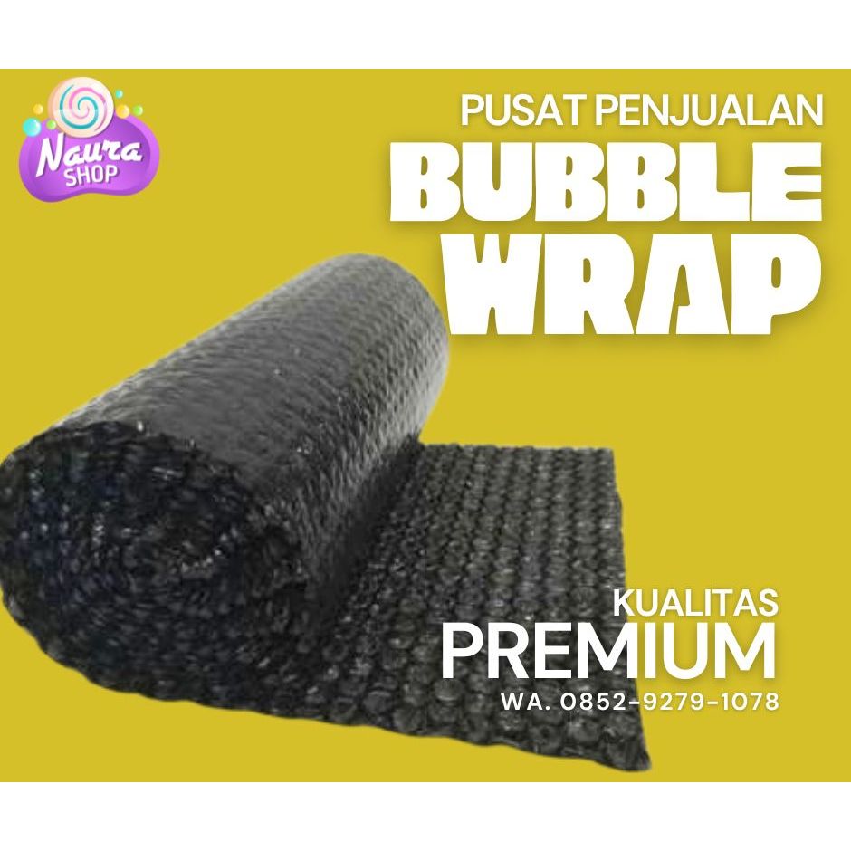 

Bubble Wrap Hitam Bening 40cm x 10m 30cm x 10m