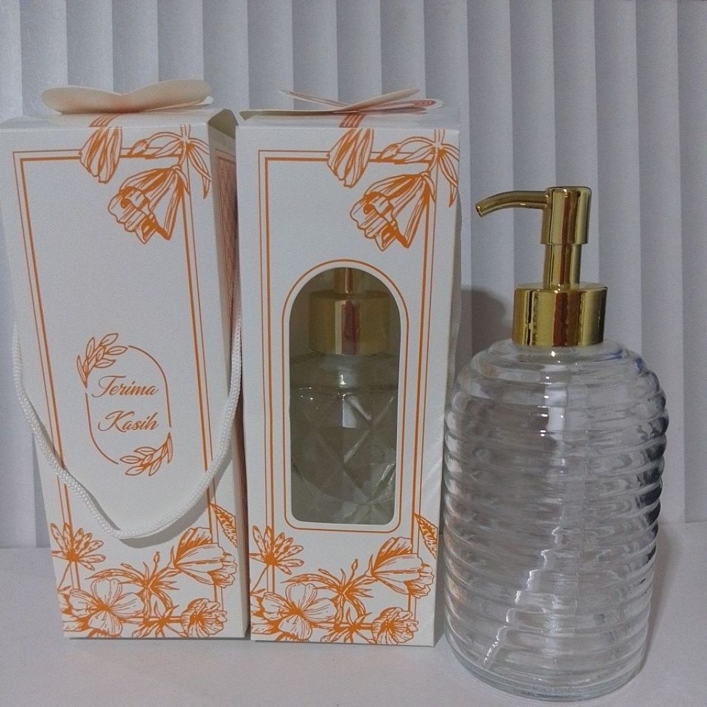 PAPER BOX KEMASAN BOTOL SABUN FREE TALI