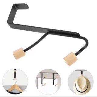 GANTUNGAN BAJU PINTU TANPA PAKU BAHAN BESI HOOK HANGER BACK DOOR BHD08