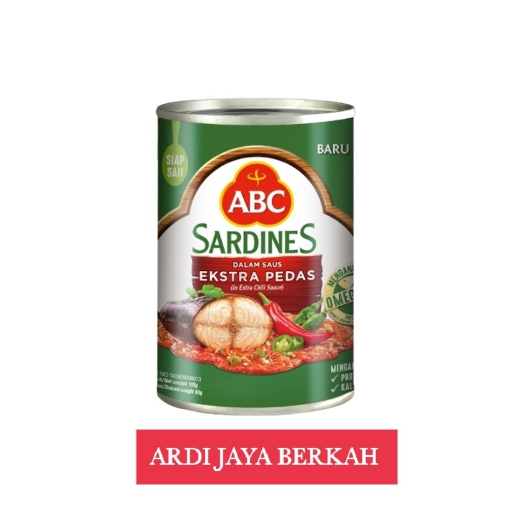 

Sarden ABC Extra Pedas 155g