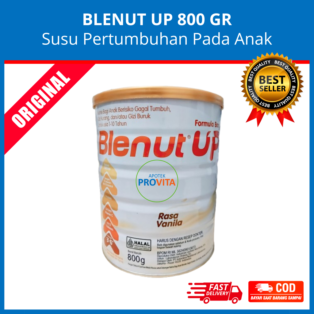 

SUSU BLENUT UP RASA VANILA 800GR - Susu Pertumbuhan Anak