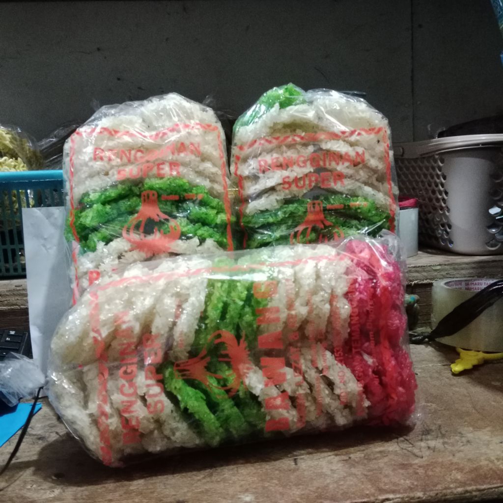 

Rengginang mentah super bawang