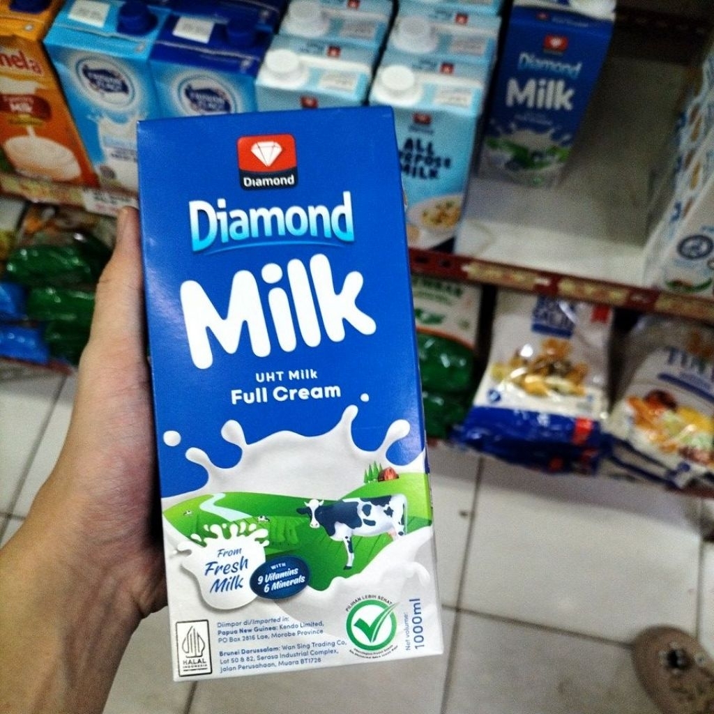 

diamond milk uht milk full cream 1000ml