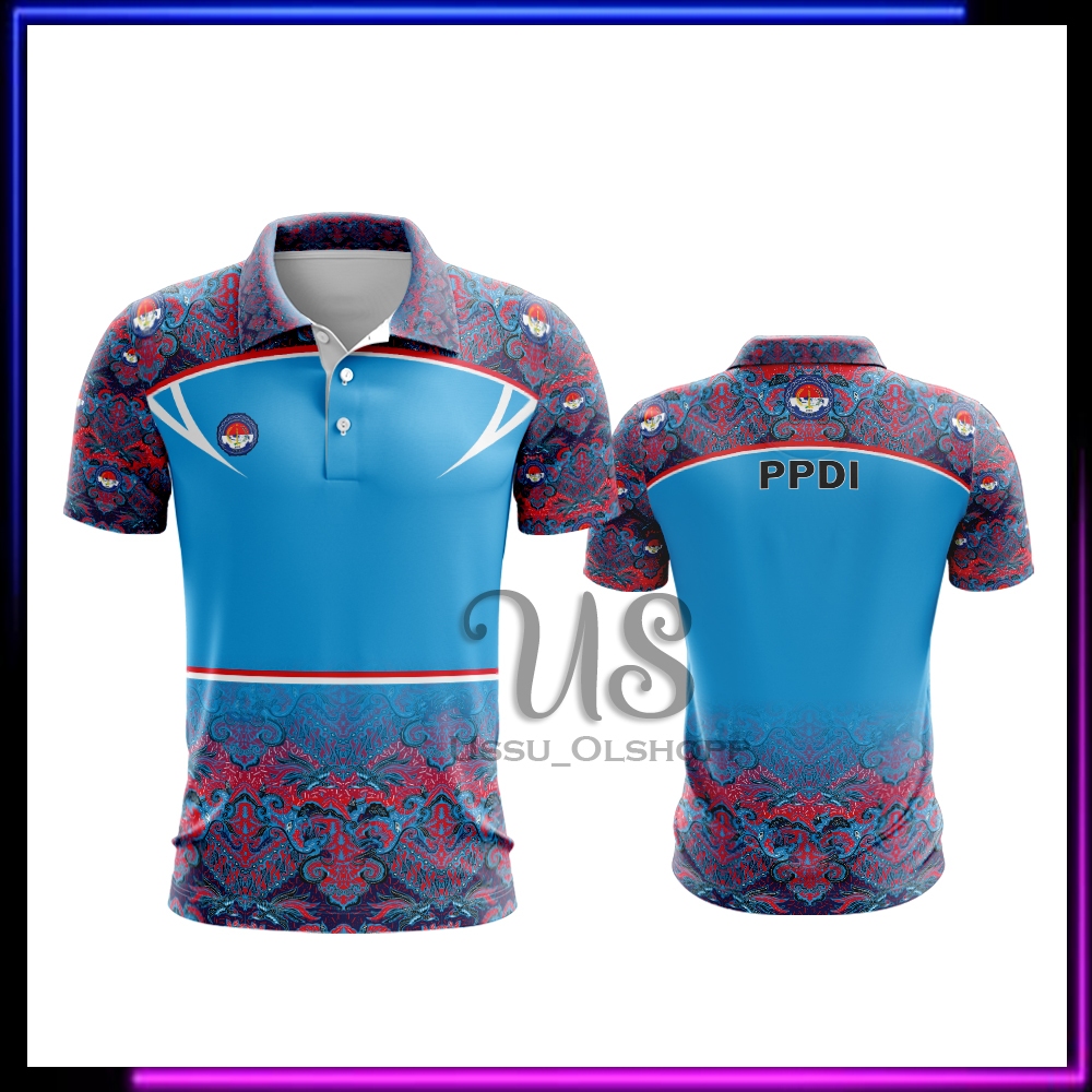 Baju Ppdi Perangkat Desa Pria Wanita / Seragam Batik PPDI ( Persatuan Perangkat Desa Indonesia )