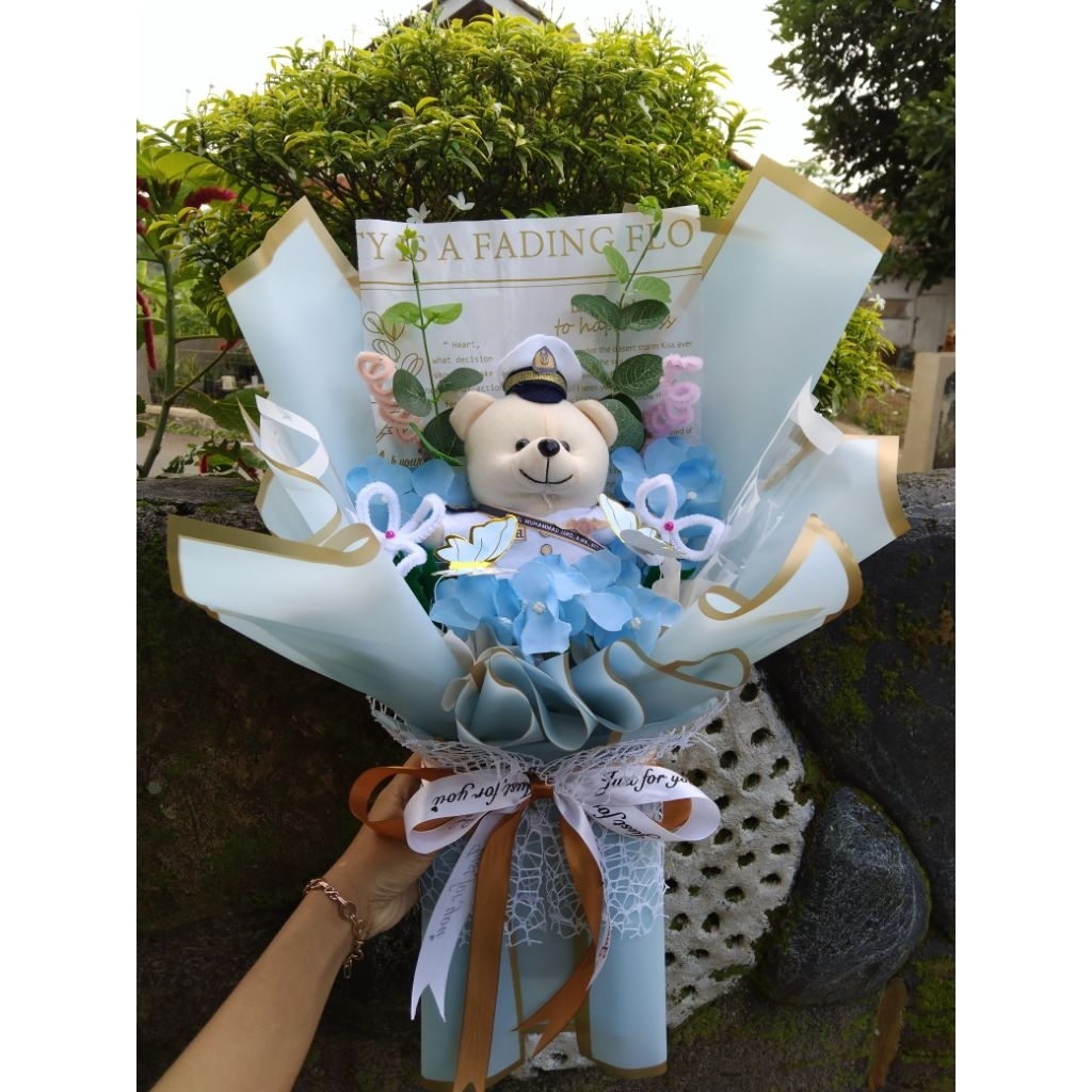 BUKET BONEKA WISUDA SERAGAM MURAH REQUEST SERAGAM MURAH ABDI NEGARA PELAUT PELAYARAN POLISI TNI BIDA