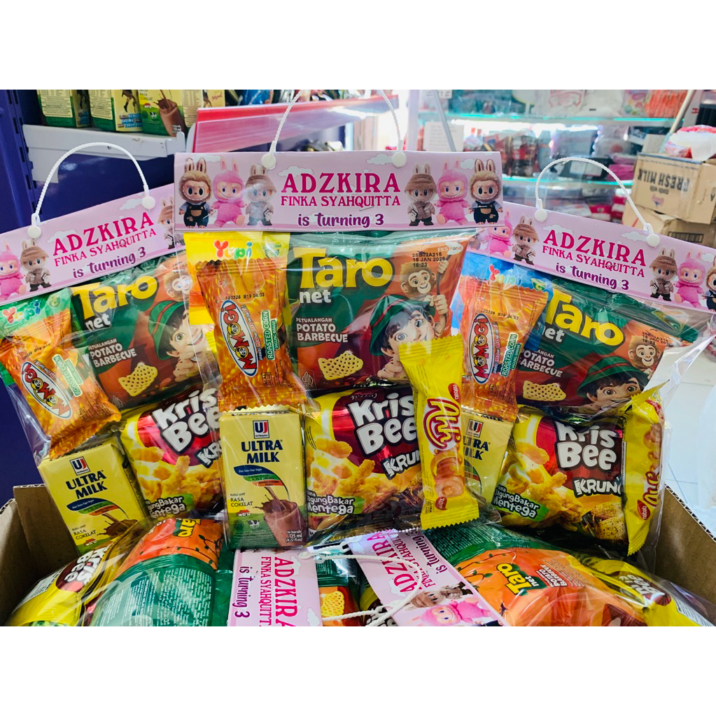 

Snack ulang tahun custom ready