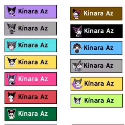 

Stiker Label Pensil Nama Anak Custom