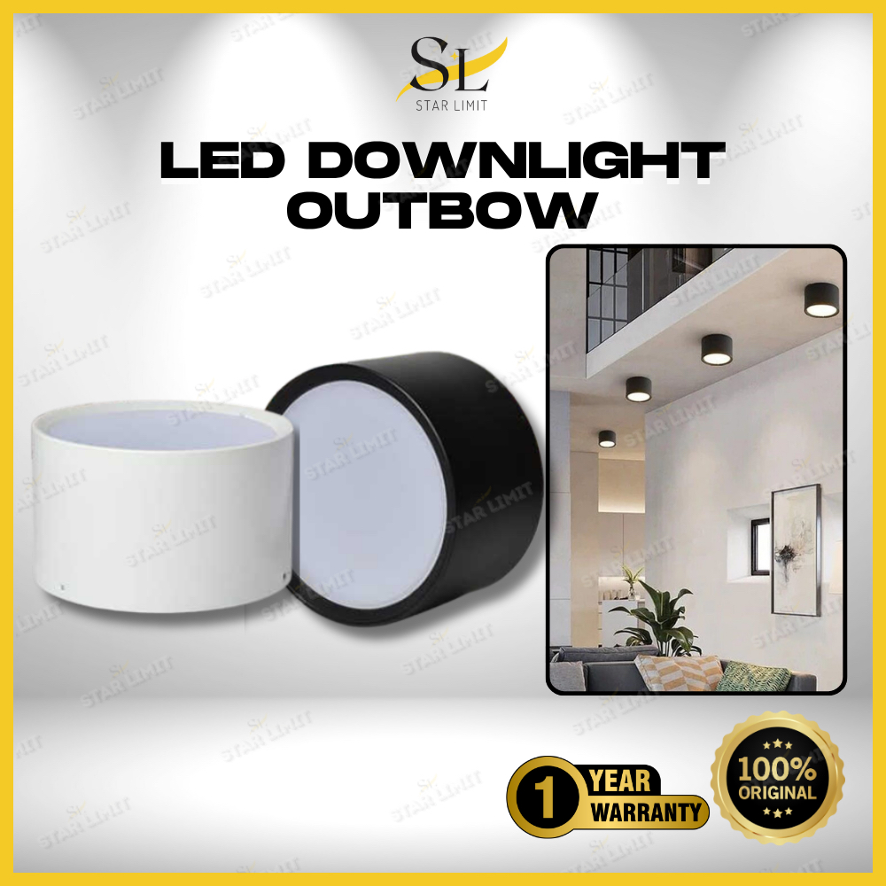 StarLimit Lampu Downlight Outbow Led Lampu Plafon Rumah Lampu Outbow 12W 24W Bergaransi