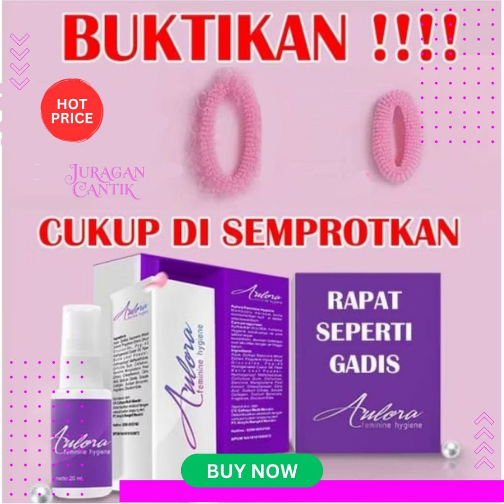 AULORA FEMININE HYGIENE SPRAY BPOM | PERAPAT MISS V INSTAN | BEBAS KEPUTIHAN, GATAL & BAU TAK SEDAPP