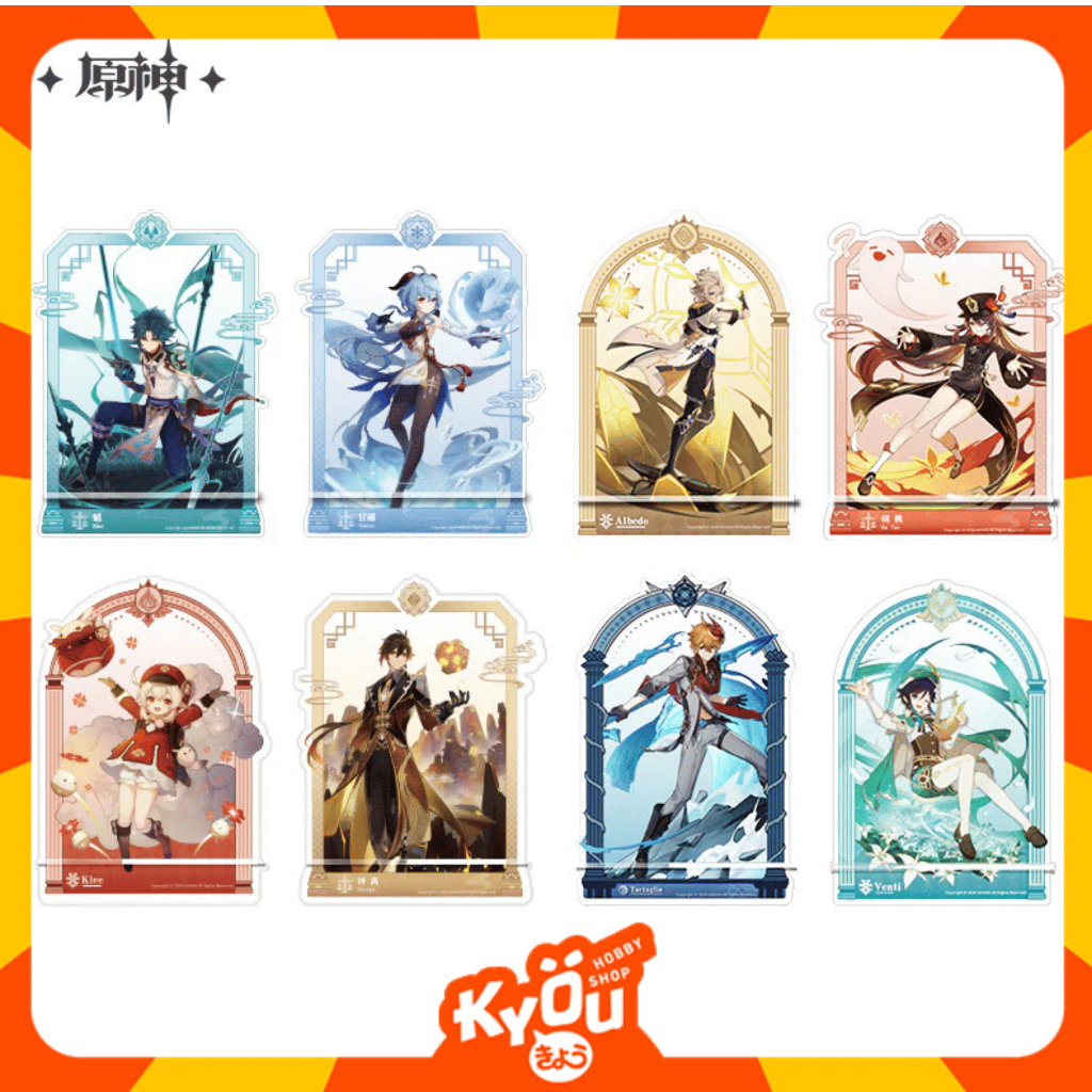 

Hu Tao - Childe - Zhongli Acrylic Smartphone Stand (131x170mm) - Genshin Impact