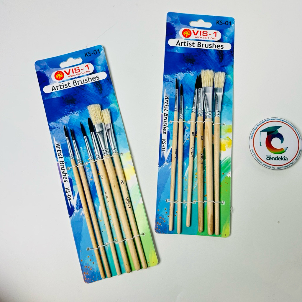 

Kuas Set Brush Set VIS-1 KS-01