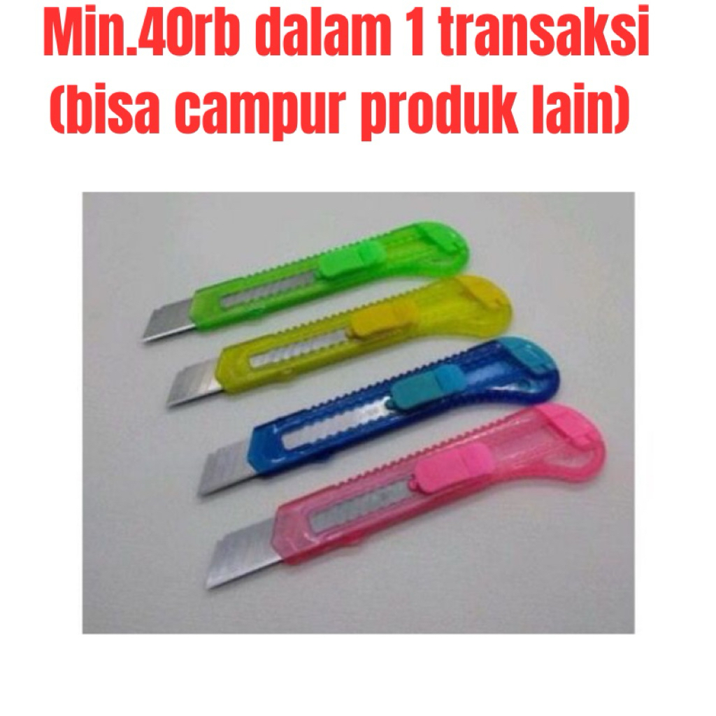 

Pisau Kater Cutter G2000 High Quality Material Cutter Warna Bening Tajam