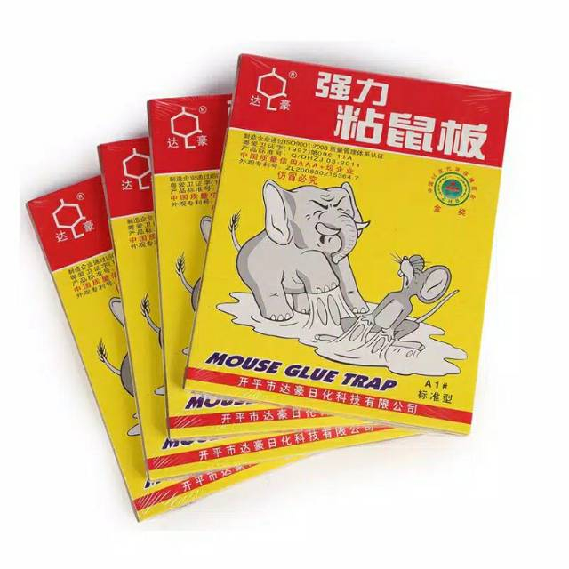 LEM TIKUS CAP GAJAH PAPAN- PERANGKAP TIKUS GAJAH AMPUH/ lem tikus gajah papan/ lem tikus papan gajah