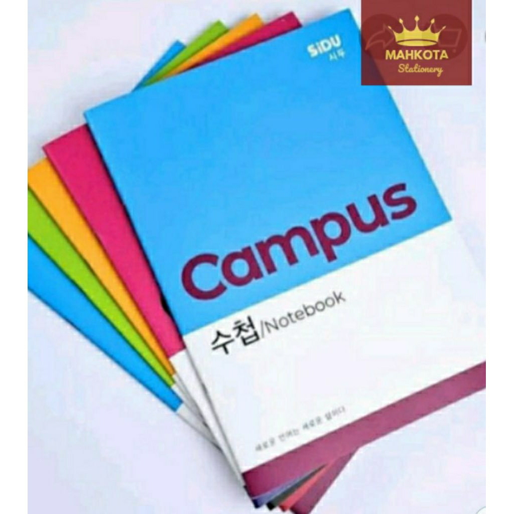 

Buku Tulis Sidu Campus Maxi Seri Korea/Si isi 42 lembar per pack(5 buku)