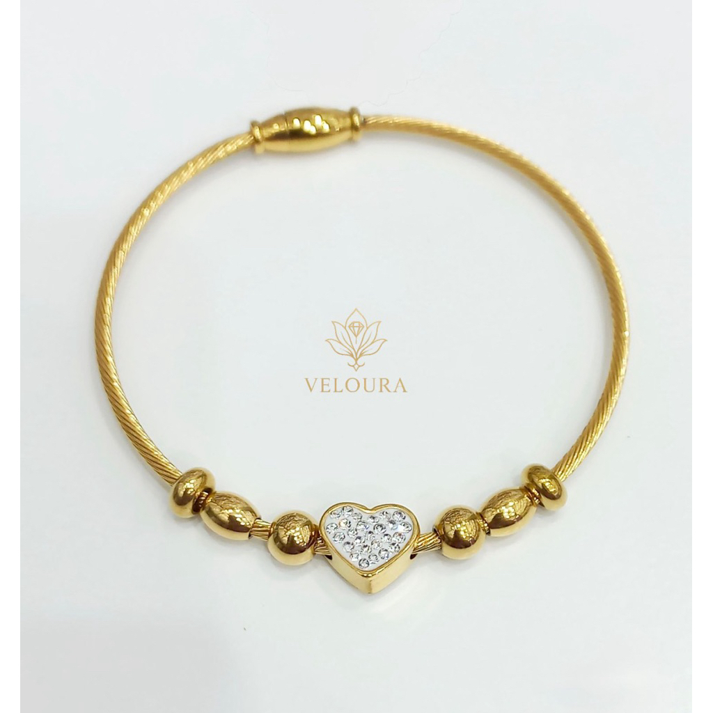 Gelang Pandora Titanium Gold