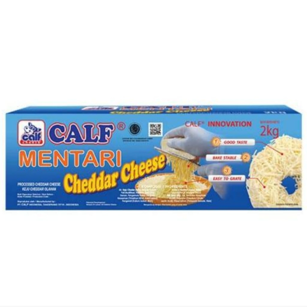 

KEJU CALF MENTARI 2KG/CHEDDAR CHEESE