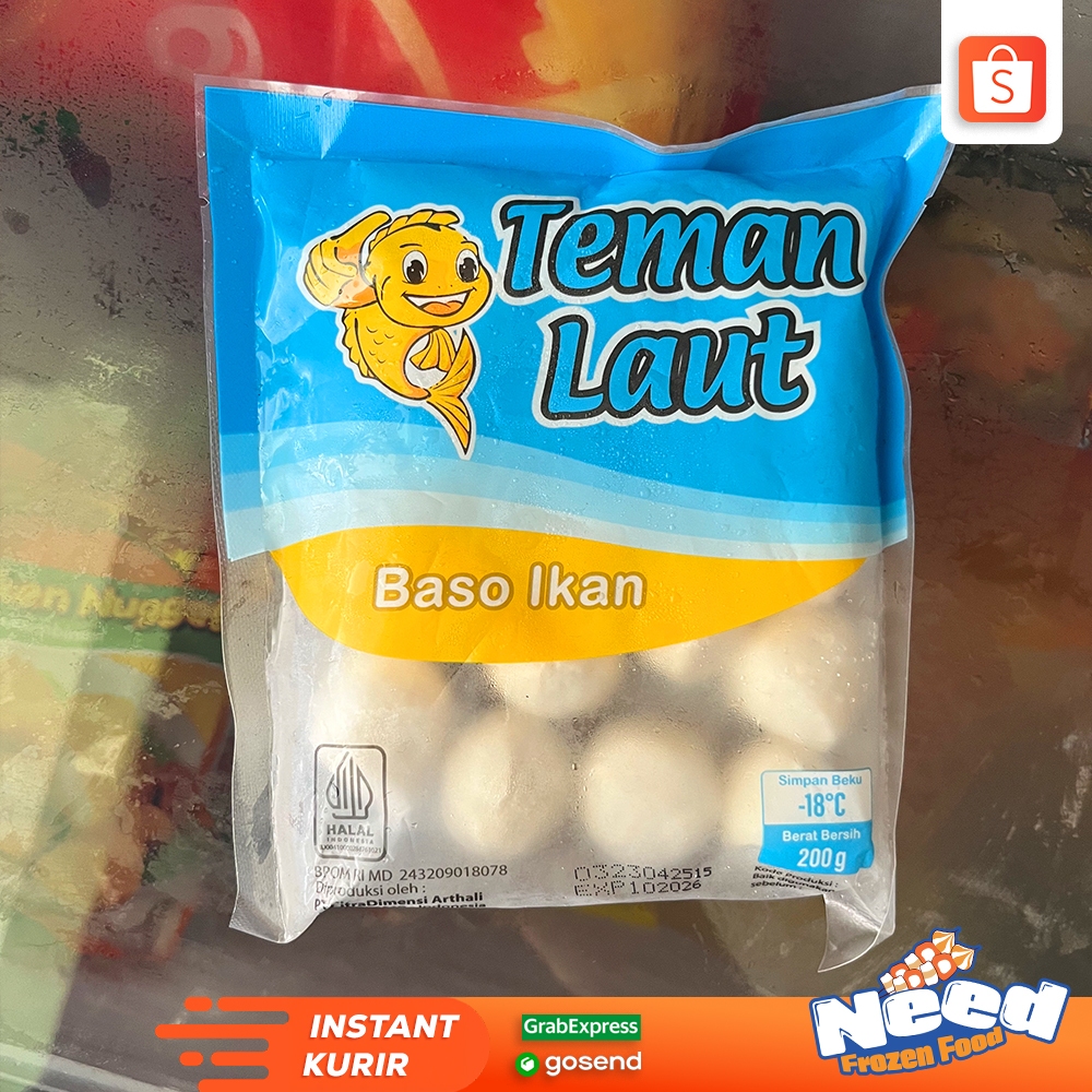

TEMEN LAUT BAKSO IKAN 200GR | TEMEN LAUT BAKSO IKAN 500GR | SEAFOOD TEMAN LAUT | OLAHAN IKAN FROZEN