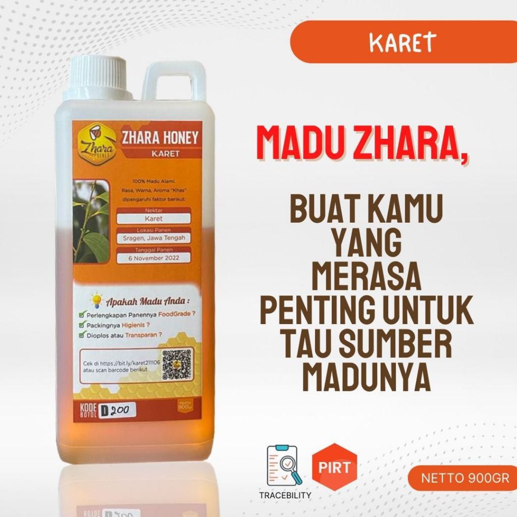

Zhara Honey - Madu Karet 900gr