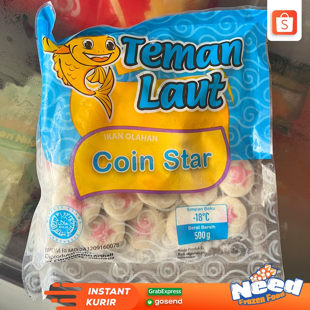 

TEMEN LAUT FISH COIN 500GR | TEMEN LAUT COIN STAR 500GR | SEAFOOD TEMAN LAUT | OLAHAN IKAN FROZEN