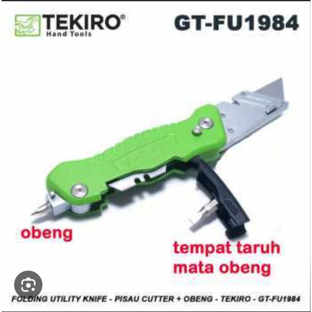 

PISAU CUTTER LIPAT MULTIFUNGSI TEKIRO (GT-PLM)