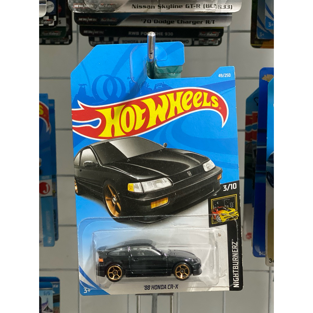 hot wheels honda crx hitam