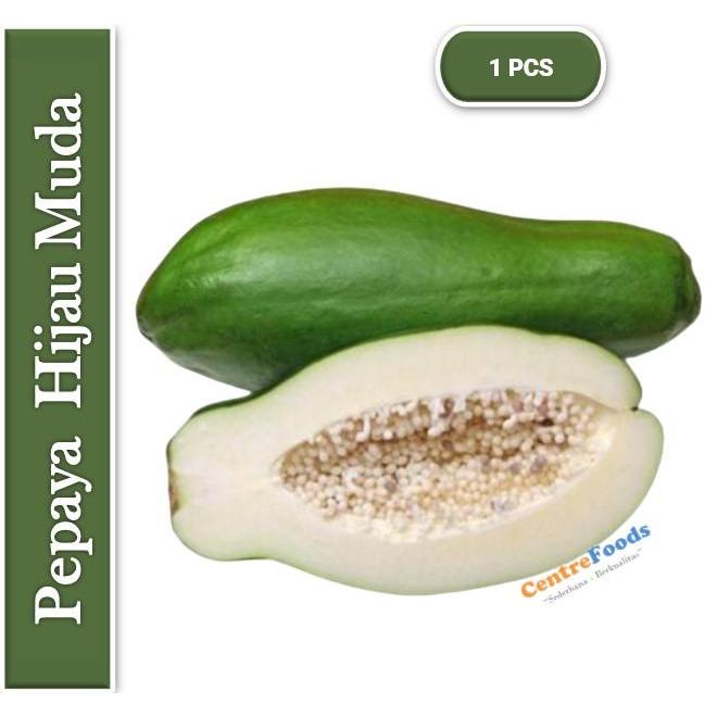 

Sayur Pepaya Muda Segar - Pepaya Hijau Mentah Fresh | Size M/L [ Harga Per PCS ]
