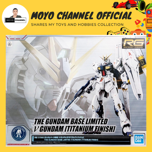 RG RX-93 V Gundam Titanium Finish Gundam Base Limited