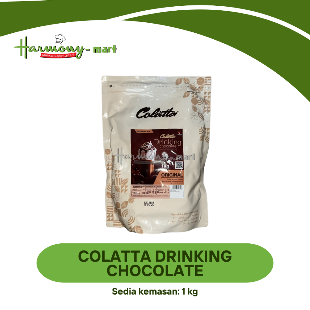 

COLATTA Drinking Chocolate / Bubuk Minuman Cokelat Colatta - 1kg