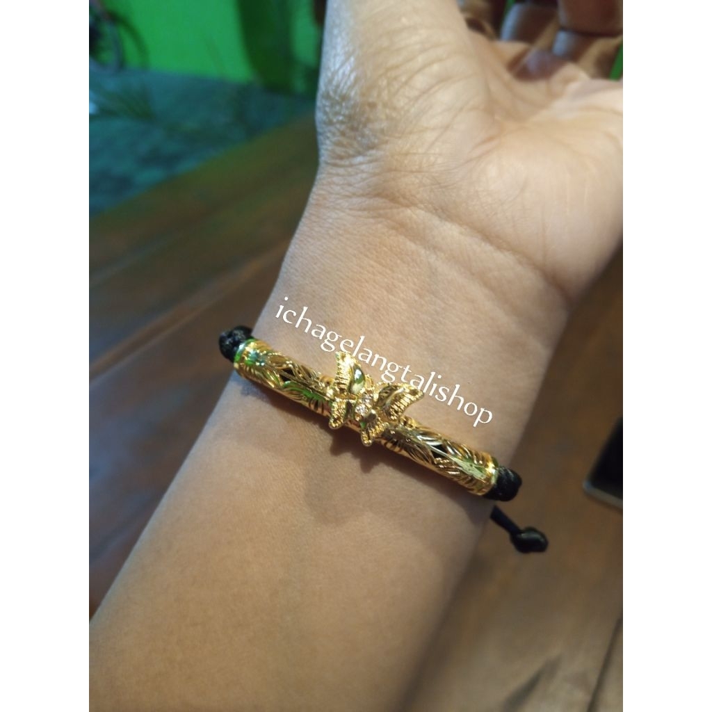 gelang pipa kupu titanium