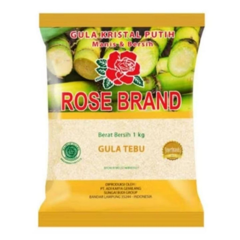 

Rose Brand Gula Pasir Tebu Kuning 1000g