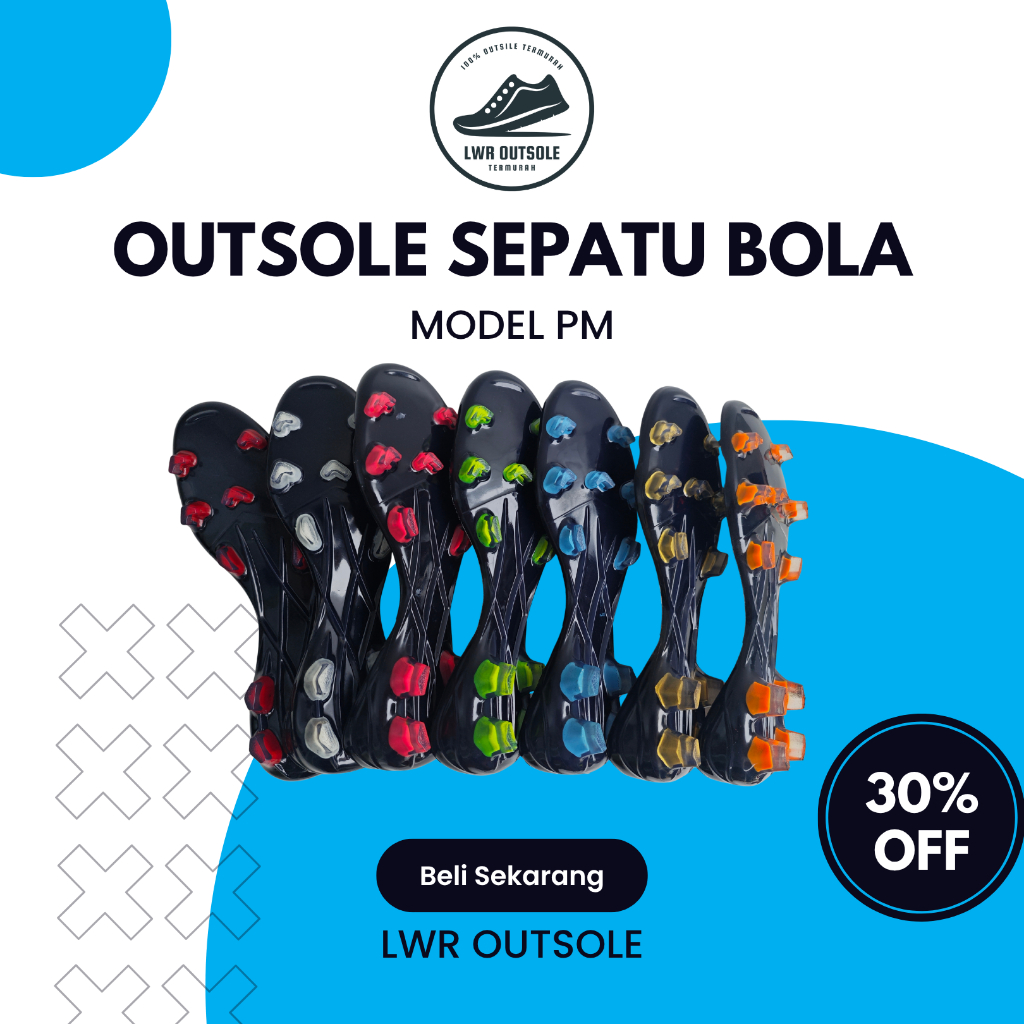 [COD] Outsole Sepatu Bola Model Puma - Karet Sepatu Bola Universal - Outsol Bola
