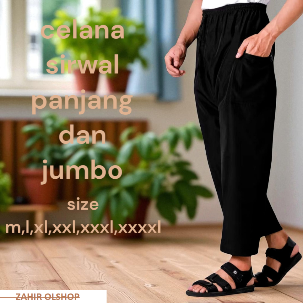 Celana Sirwal Panjang & Jumbo Celana Komprang Cingkrang Pangsi Celana Haji& Umroh
