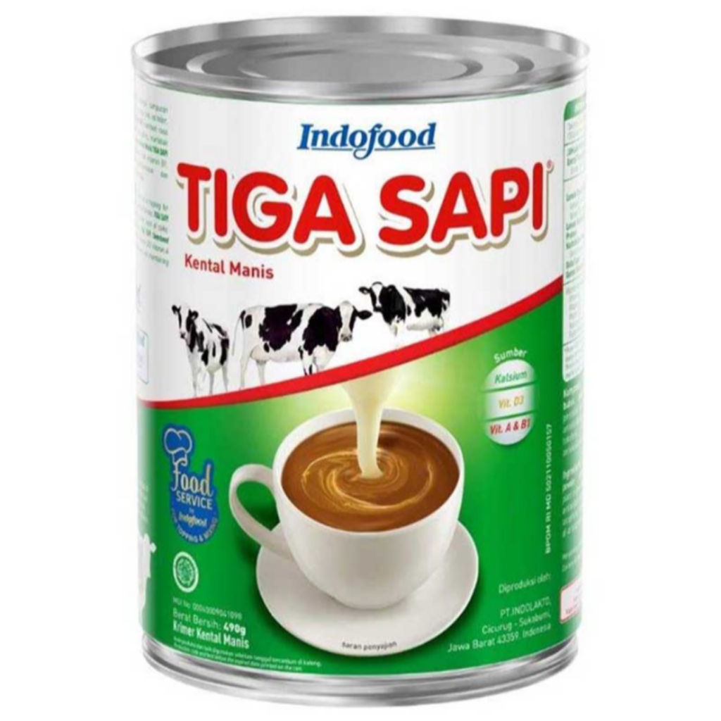 

Indofood TIGA SAPI Krimer Kental Manis 490 g
