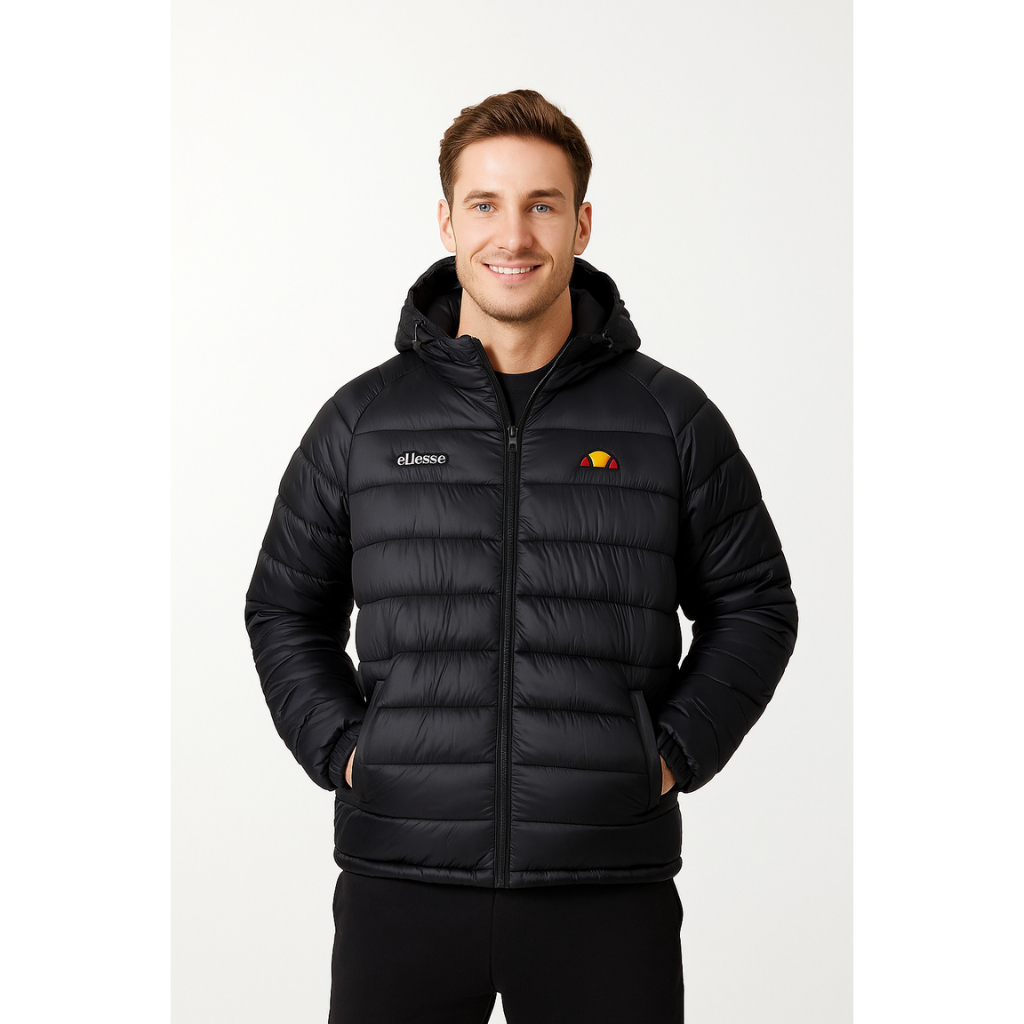 Jacket Puffer Gelembung Elle Jacket Pria Gunung Bahan Tebal