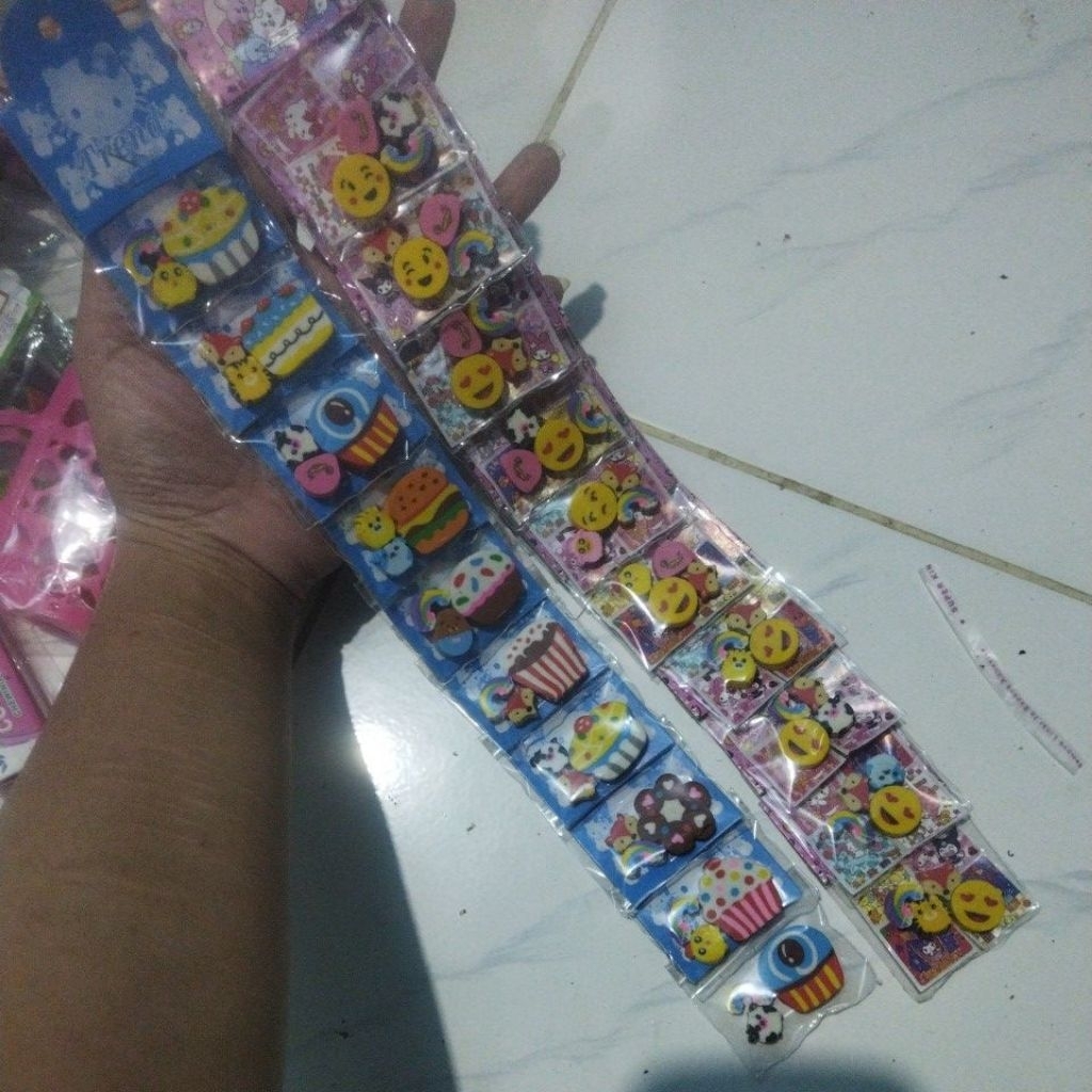 

penghapus rentang isi 10pcs / penghapus lucu / penghapus karakter