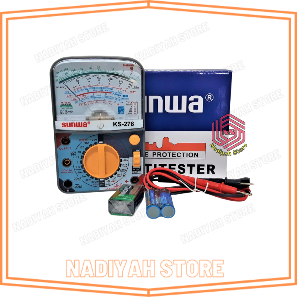 AVO ANALOG SUNWA MULTI METER ANALOG BERKUALITAS MULTITESTER ANALOG AVOMETER ANALOG MURAH