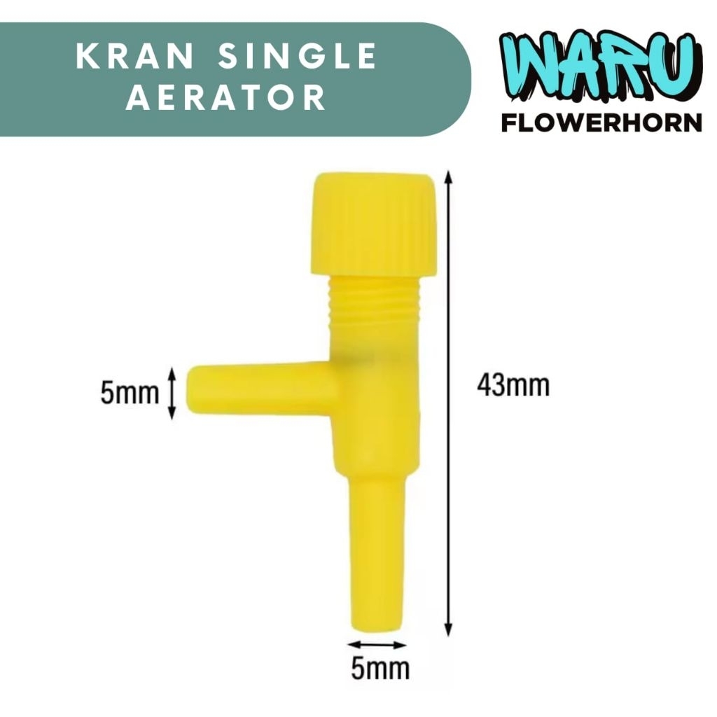 KRAN AERATOR 1 LUBANG || KERAN AERATOR AQUARIUM 1 LUBANG ||  PENGATUR UDARA AERATOR  AQUASCAPE