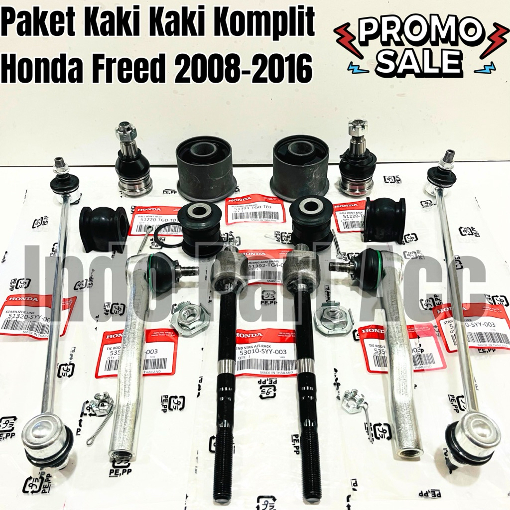 [FULL SET] Long Tierod Freed / Rack End Tierod Honda Freed 2008-2016 Original