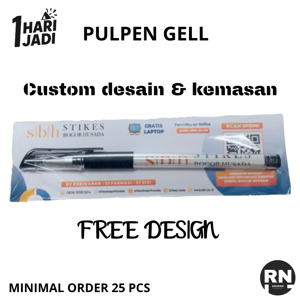 

Ballpoint Bolpen Pulpen Gel Custom insert Paper Nama logo Souvenir Acara Free design
