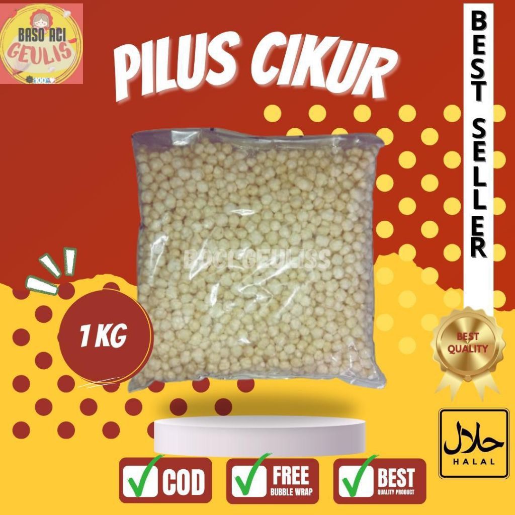 

PILUS CIKUR KENCUR 1 KG TERMURAH PILUS CIKUR KENCUR SUKRO SIOMAY MINI TOPING BASO ACI ASLI GARUT