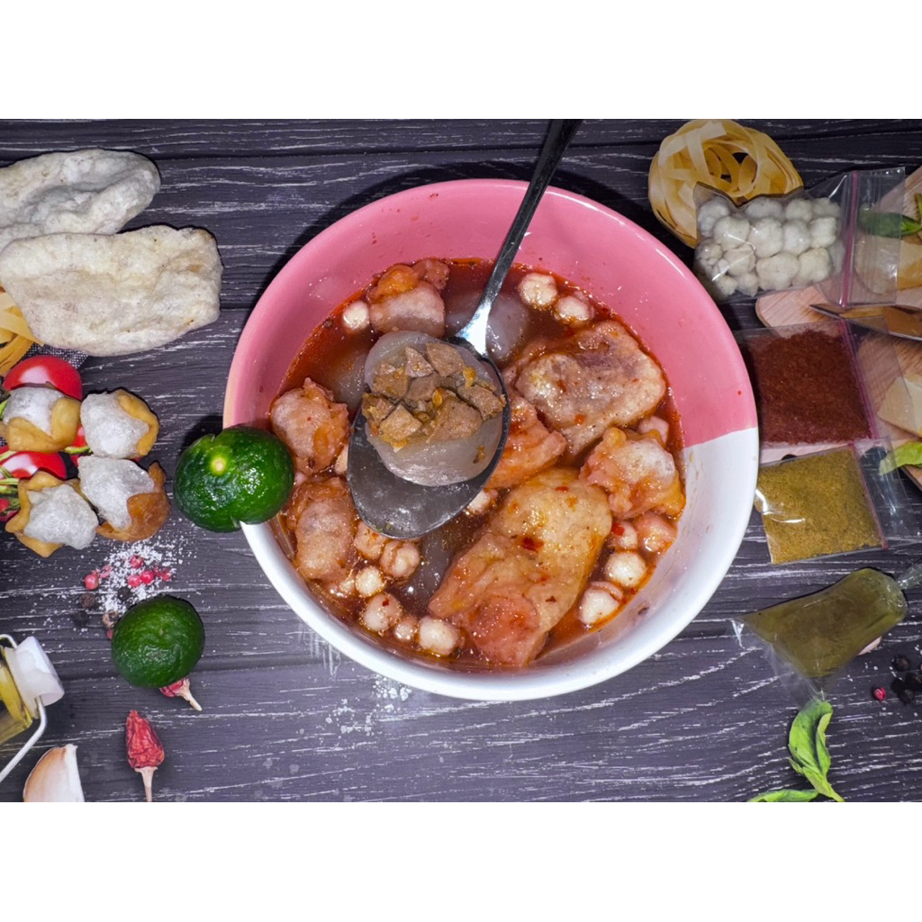 

Baso Aci isi Baso Pedas Termurah Tereenak Tersegar (VACUM)