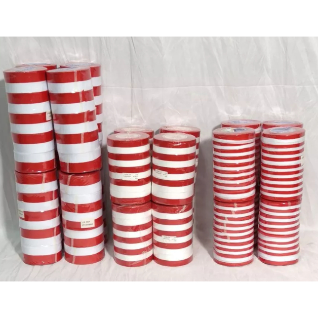 

Pita Bendera Merah Putih 1/2 / 1 / 1,5 / 2 Inch 18meter