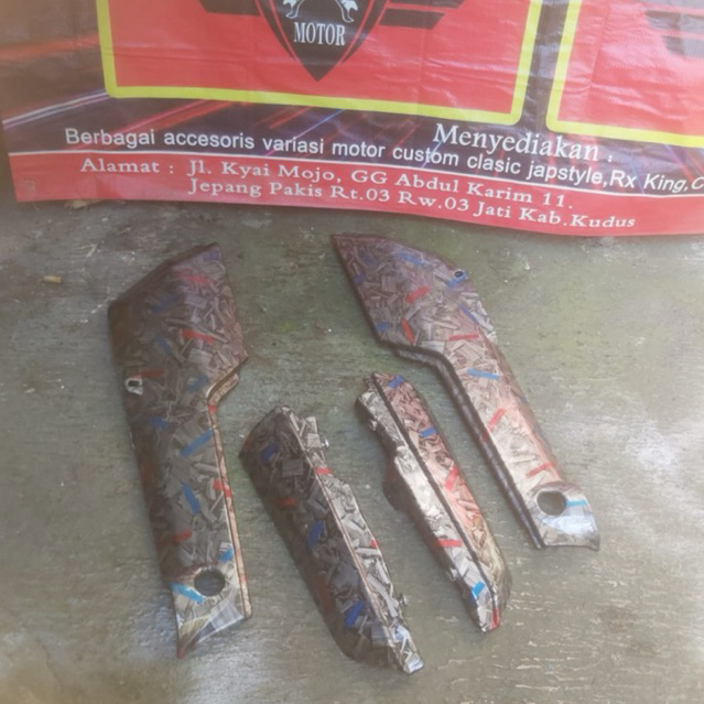 body Honda win 100 new bok aki win 100 new full carbon wtp celup full glossy bagus berkualitas