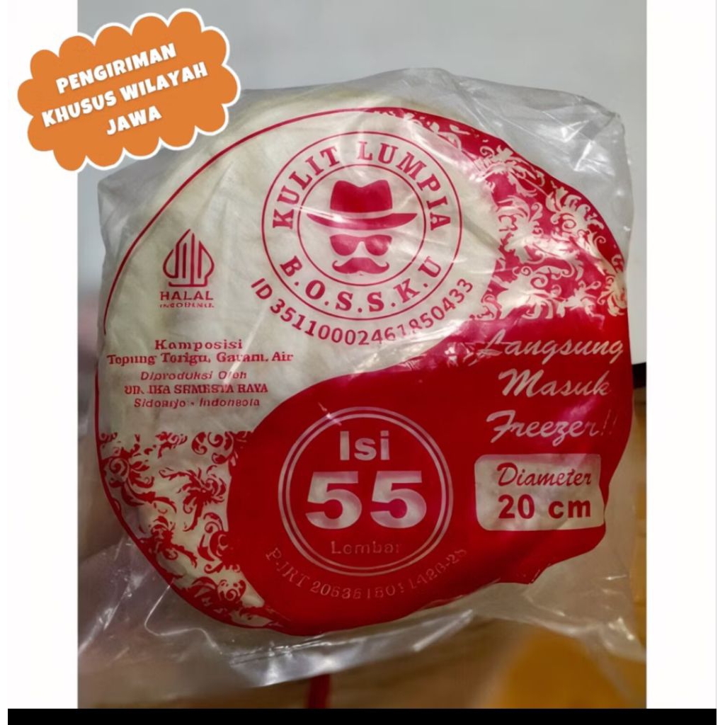 

KULIT LUMPIA TUGU dan BOSSKU PROMO PALING MURAH !! BACA DESKRIPSI SEBELUM BELI!! DILUAR PULAU JAWA JANGAN CEKOUT!!