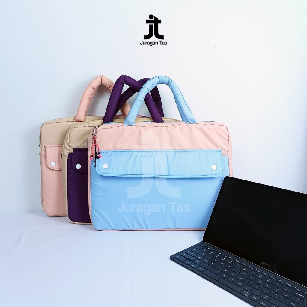 Tas Laptop Premium Jinjing 15 inch - Softcase laptop Premium Waterproof Anti Air Keren - Tas Kuliah 
