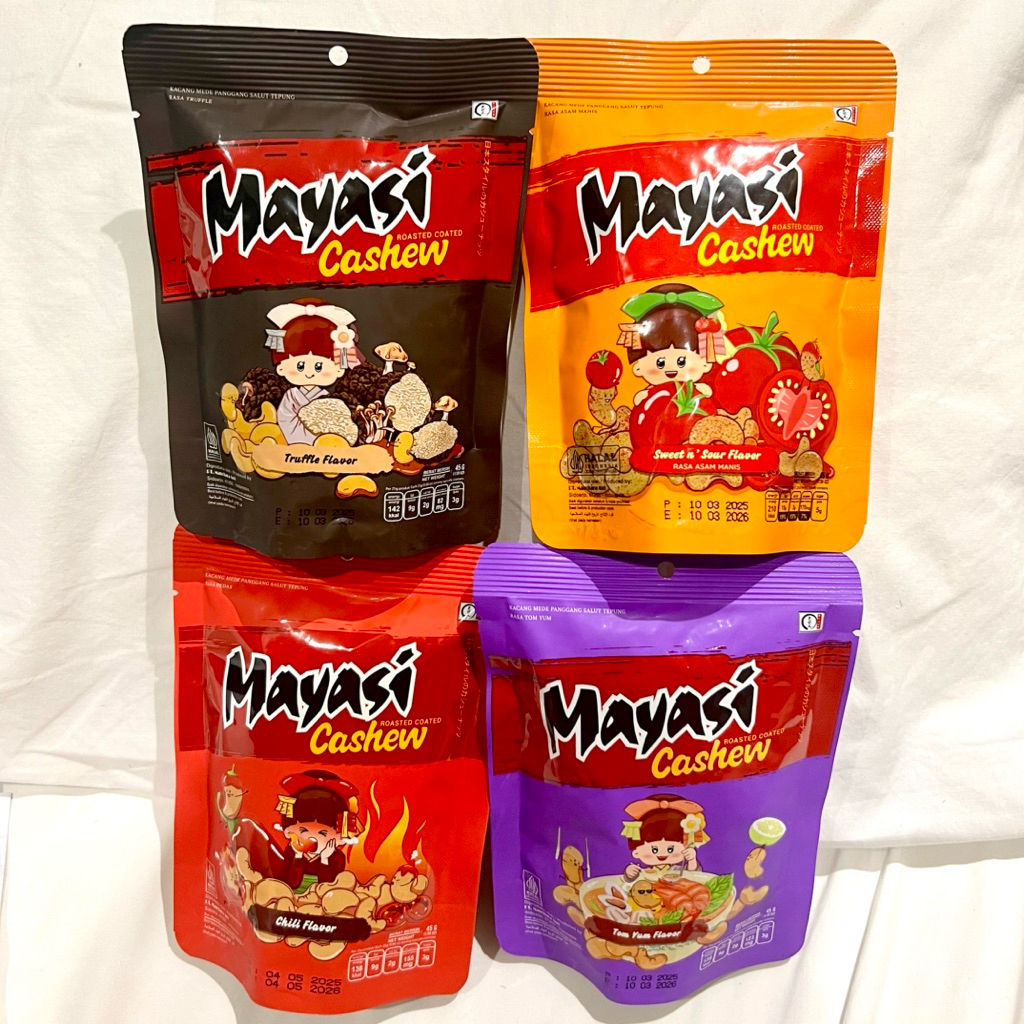 

Mayasi Kacang Mete/Mede Roasted Coated Cashew Truffle