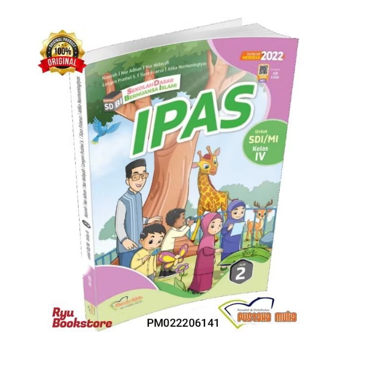 Buku IPAS Ed.SDBI Jld.2 Kelas 4/IV SD | Kur.Merdeka | Pustaka Mulia