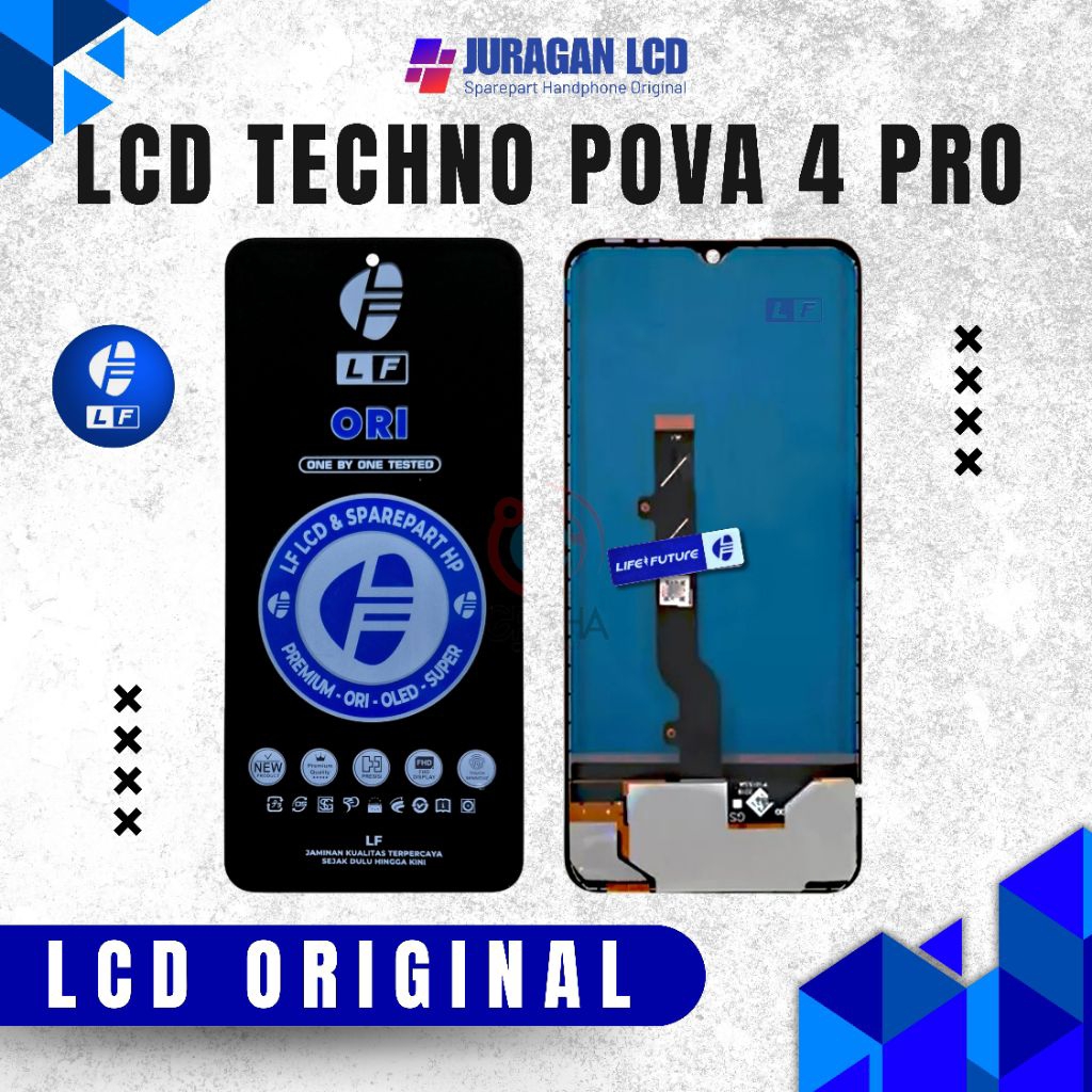 Lcd Techno Pova 4 Pro Original Fullset Touchscreen Life Future kualitas terbaik