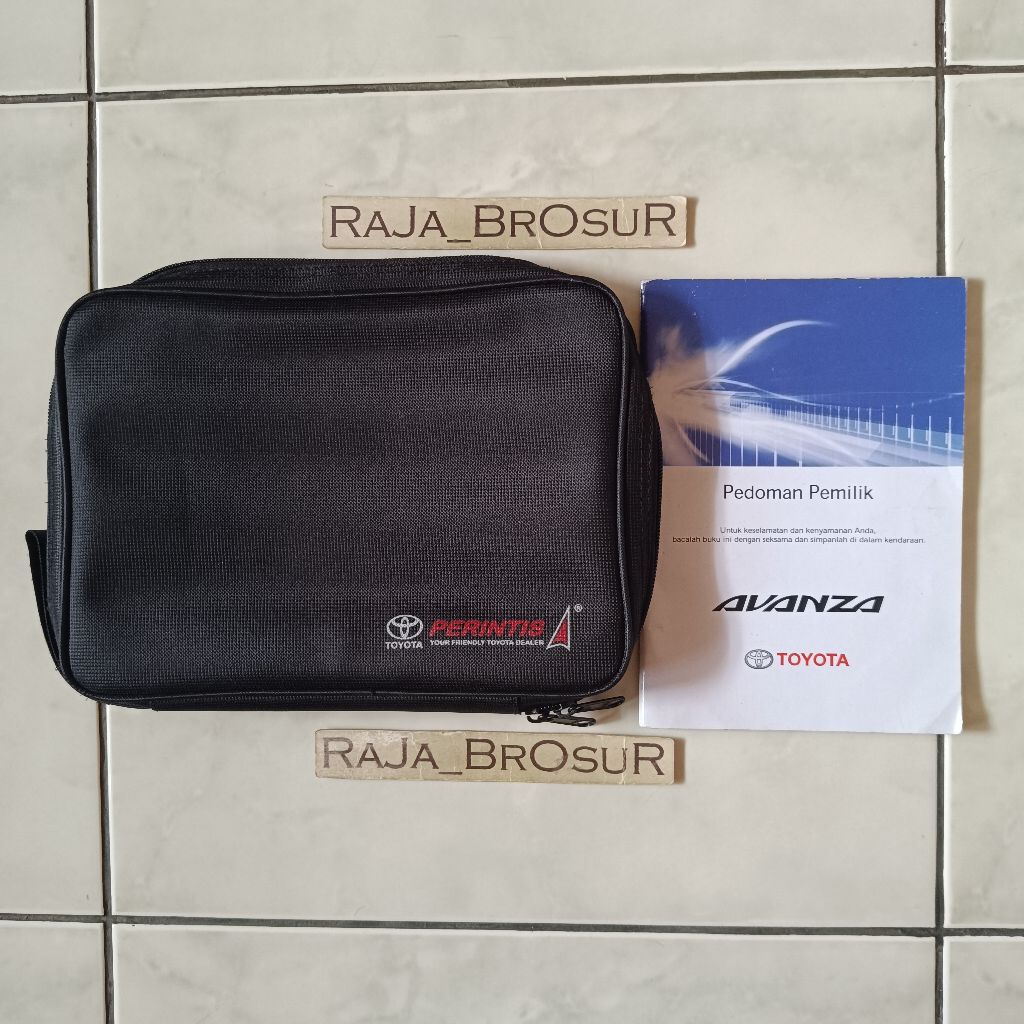 Buku Pedoman Pemilik Manual book Toyota Avanza Veloz 2018-2021 Free tas ORI Original